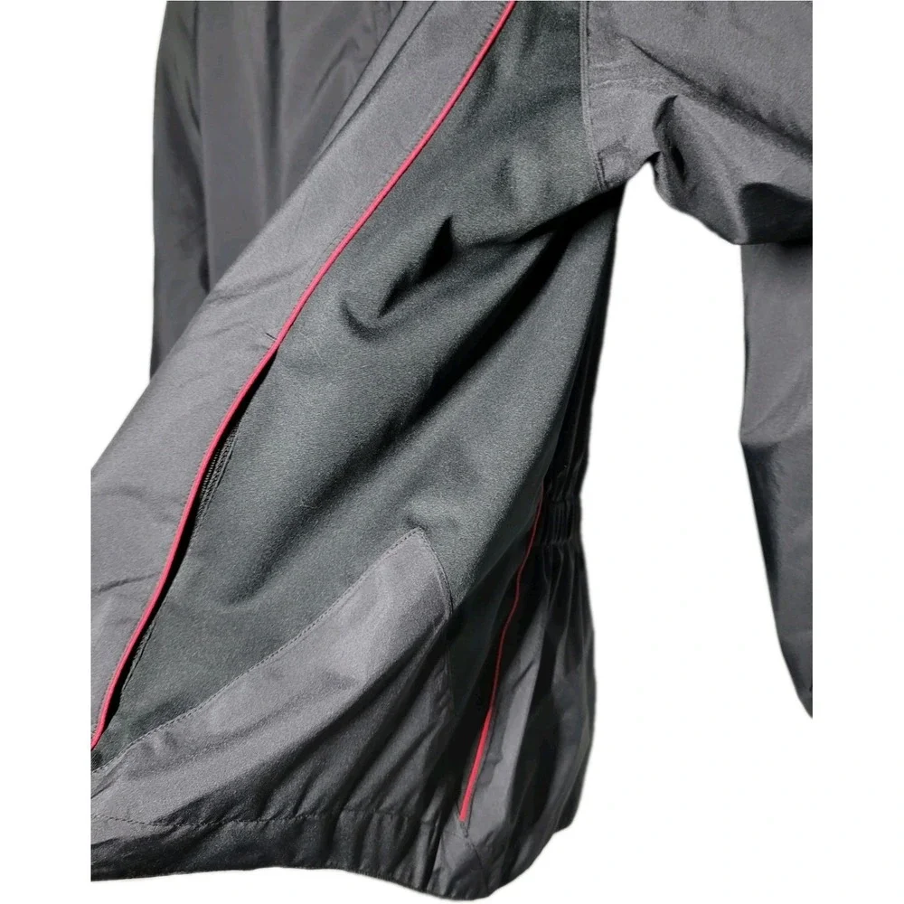 Footjoy Dry‎ Joys Womens Size XLarge Golf Long Sleeve Rain  Jacket Black/Red